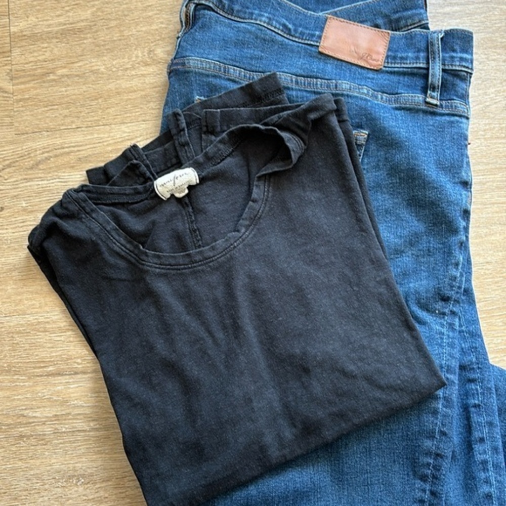 Uniform Handmade Black Teeshirt XL hemp